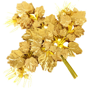 Feuilles de mangue artificielles en soie, verdure décorative pour mariage et décoration intérieure, respectueuses de l'environnement - Product Image 3
