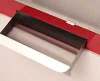 Máquina de Palomitas de Maíz Comercial de Acero Inoxidable de 220v para Cine, Bar de Snacks, Gran Capacidad, Eléctrica