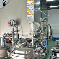Homogénéisateur émulsifiant sous vide, capacité 10L-50L, équipement de mélange pour la production de produits chimiques cosmétiques, haute précision