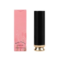 Clair 24k feuille d'or rouge à lèvres en gros fleur magique rouge à lèvres changer de couleur hydratant changement de couleur rouge à lèvres