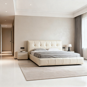 Vente en gros d'usine de beaux prix ensembles de meubles de chambre d'hôtel projet de meubles d'hôtel lit de chambre <span class=keywords><strong>à</strong></span> coucher lit d'hôtel en cuir <span class=keywords><strong>3</strong></span> étoiles 5 étoiles - Product Image 2