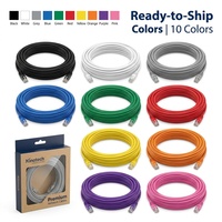 Kabel Patch Ethernet KECHENG Cat6a Cat7 Cat8 PVC LSZH Jacket Logo Kustom OEM Pabrik Cina