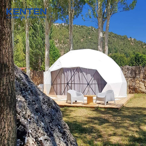 KENTEN Geodésico Glamping Pvc Dome Hotel Carpa <span class=keywords><strong>Domo</strong></span> Fiesta Prefab Dome House Carpa Geodésico Cúpulas Glamping Con Aislamiento - Product Image 2