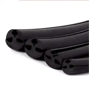 Rainproof Auto Windshield Glazing Rubber Seal Strip For Window And Door