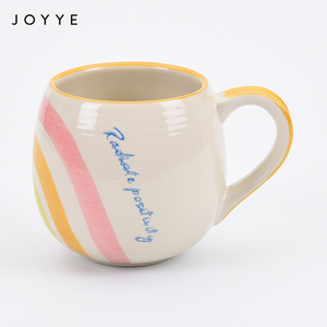 Joyye-tazas de cerámica esmaltadas, <span class=keywords><strong>Taza</strong></span> de cerámica brillante hecha a mano, 400Cc - Product Image 2