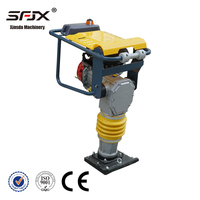 Compacteur de sol d'occasion SFJX haute performance, type « Monkey Jump Jack », avec moteur à essence 3KW, 75kg, pour travaux routiers