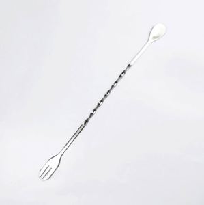 Best Selling Eco-Friendly Modern <b>Small</b> Moq Bartender Kit Tool Stainless Steel Cocktail Muddler and Mixing <b>Spoon</b> Set for Bar - Product Image 2