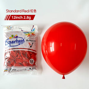 Ballons en latex de <span class=keywords><strong>12</strong></span> pouces, rouge vin, or rose, noir brillant, 3,2 grammes, 100 pièces/sac pour décorations de fête - Product Image 3
