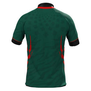 Maillots de football personnalisés, impression de nom et de numéro, tenue d'équipe, sublimation, maillot de foot vert, Bangladesh - Product Image 2