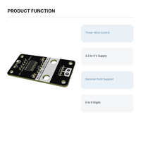 Modul Tampilan LED Tujuh Segmen Satu Digit 0 56 Inci Kontrol Serial Titik Desimal Untuk Penghitung Waktu Arduino