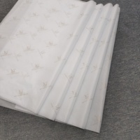 Papier de soie d'emballage imprimé personnalisé avec logo pour vêtements/fleurs/cadeaux