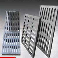 Grille de drainage en fonte ductile avec revêtement époxy rond/carré OEM EN124 A15 B125 C250 Classe D400 E600 F900, couleur personnalisée