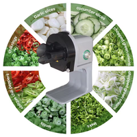 Commerciële luchtersnijmachine Commerciële knoflooksnijmachine Functie voor het versnipperen van groene uien voor restaurants