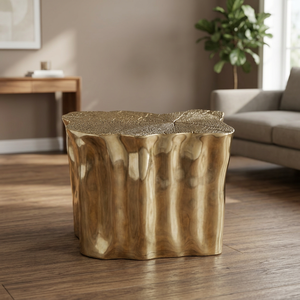 Elite Modern Aluminum <b>Stool</b> Natural Edge Design Durable Handcrafted Appearance Inflatable Eco-Friendly Portable Easy Furniture - Product Image 2