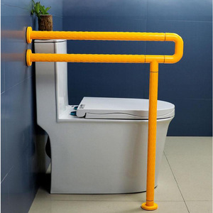 Barre d'appui WC en U Weifan, en plastique et acier inoxydable, antidérapante, pour la sécurité de la salle de bain - Product Image 1