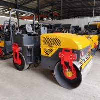 XOD1400T مدحلة طرق اهتزازية مزدوجة الأسطوانة بسعة 2 طن، قوة 50 كيلو نيوتن، محرك تشانغتشاي بقوة 49 حصان، آلة دك التربة والأسفلت