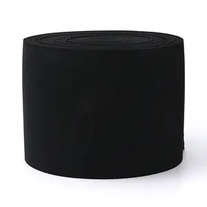 Bulk Stock Black White 10cm 15cm 20cm 25cm 30cm 40cm 50cm Wide Knitted Elastic Band for Waist Band Wrap