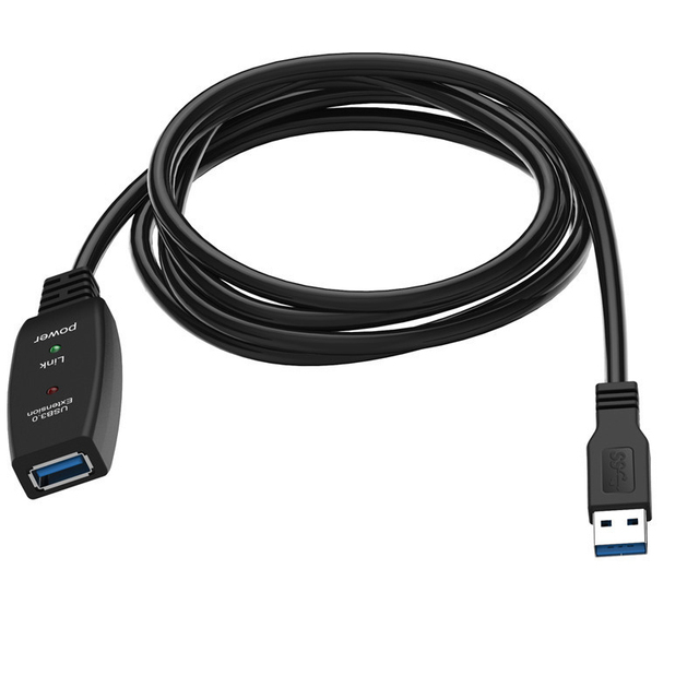 VCOM 3.0 USB-A Extension Cable Male to Female for 5Gbps Data Syncing 10m 15m