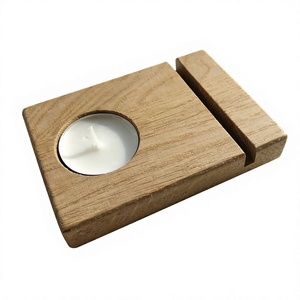Wooden Rectangular Handmade Durable <b>Tea</b> Light Holder Eco Friendly Home Decoration Candle <b>Stand</b> - Product Image 3