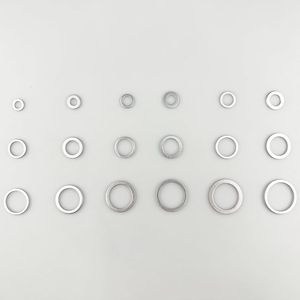 Kit d'assortiment de joints de bouchon de vidange d'huile en aluminium pour automobile, 570 pièces, 18 tailles, pour la réparation du moteur - Product Image 4