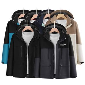 Chaqueta de Invierno Unisex con Cuello Alto, Impermeable y Cortavientos, Chaqueta de Esquí de Talla Grande para Hombre, Ropa Abrigada para Otoño y Actividades al Aire Libre - Product Image 3