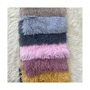 100% Polyester 40mm Long Pile Super Soft Shaggy Plush Fabric PV Plush Fabric For Pet Bed/plush Toys/cushion/blanket