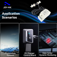 JSY-MK-229 Compteur numérique sur rail DIN 200A, testeur intelligent AC/DC ampères/volts, moniteur d'énergie, module de comptage de puissance électrique