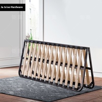 Run Rises JA-002 Cadre de lit pliant épaissi à conception moderne et structure renforcée, rangée élargie, garantie 1 an, vente en gros d'usine, mobilier