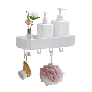 Étagère de salle de bain moderne en métal, support mural suspendu sans perçage ni clouage pour lavabo et toilettes, idéal pour la maison - Product Image 5