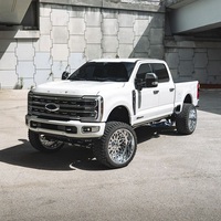 Jantes de camion forgées polies sur mesure SL 28X14 30X14 20X14 24X12 à déport profond avec entraxes 6X139.7 8X180 8X165.1 pour GMC Sierra 1500 RAM 1500