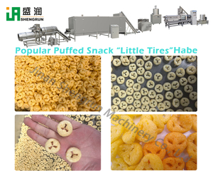 Ligne de production de snacks soufflés au maïs, extrudeuse bivis, équipement de traitement pour snacks soufflés en bâtonnets et tubes de maïs - Product Image 5