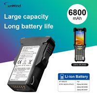 Batterie Li-ion certifiée OEM 6800mAh MC9300 MC930B MC930P MC9400 pour scanner de codes-barres Zebra