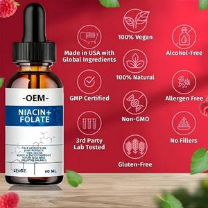 Gocce Naturali al Gusto di Lampone con Complesso Vitaminico <span class=keywords><strong>B</strong></span> per Adulti - B1 B3 B6 B12 in Forma Liquida per Energia e Supporto Cerebrale - Product Image 4