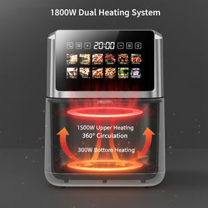 <span class=keywords><strong>Freidora</strong></span> de Aire Digital Profesional de 8L, Electrodomésticos de Cocina con Calentamiento Dual Superior e Inferior - Product Image 5