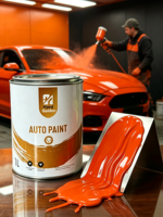 Peinture automobile 2K acrylique haute brillance, résistante aux rayures et à l'usure, pour la retouche automobile, vente en gros