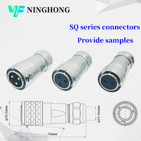 Connecteur de câble circulaire à poussée-tirage étanche IP67 femelle SF1210 SF2810, prise électrique 2 3 4 5 6 7 9 broches Weipu SF16 SF20 SF28