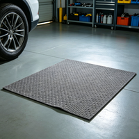 Tapis en feutre antidérapant robuste pour usage industriel, avec fond épais en TPR, protection de sol pour atelier et entrepôt, haute résistance aux huiles et aux produits chimiques