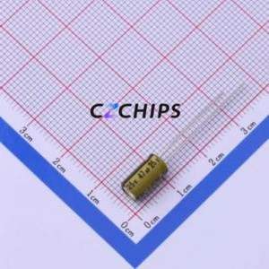 Condensateur électrolytique en aluminium à montage traversant LKMB0901E470MF, D5xL9mm 47uF 20% 25V 211mA-100kHz - Product Image 1