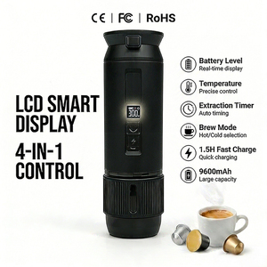 Machine à café <span class=keywords><strong>expresso</strong></span> best-seller LCD MCH Céramique 25 bars Chaud/Froid Double 4-en-1 NES DG Vente en gros Personnalisé OEM - Product Image 1