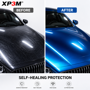 ฟิล์มใสกันรอยรถยนต์ XP3M Canel Bay Blue OEM Gloss TPU สี PPF หนา 7.5 มิล ซ่อมแซมตัวเองได้ ป้องกันรอยขีดข่วน ป้องกันสีเหลือง พร้อมช่องระบายอากาศ - Product Image 3