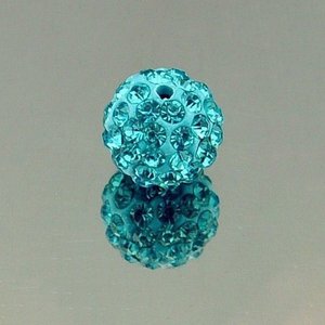 Cuentas de Arcilla Polimérica con Diamantes de Imitación, Tipo Shambhala, de 10 mm, con Doble Orificio, para la Elaboración de Joyería, 2025 - Product Image 5