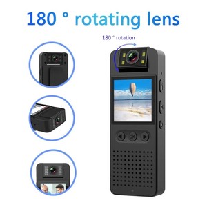 1080P Góc rộng ngoài trời Wi-Fi tầm nhìn ban đêm Máy Quay Video Máy ảnh liên lạc từ hút trở lại <span class=keywords><strong>clip</strong></span> bodycam video cửa điện thoại - Product Image 2