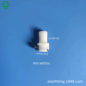 Connecteur femelle fileté série M 1/2 24uns en plastique POM à connexion rapide pour usage médical, alimentaire et industriel - Product Image 4