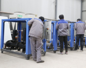 Điện tử lớn lạnh lưu trữ Ice Rink công nghiệp nhiệt độ thấp nước làm mát Vít Máy làm lạnh Hệ thống - Product Image 3