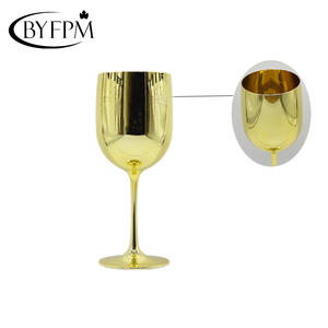 Glaces au vin de champagne d'or de qualité alimentaire, verre en plastique personnalisé de <span class=keywords><strong>Chandon</strong></span> de <span class=keywords><strong>Moet</strong></span> - Product Image 1
