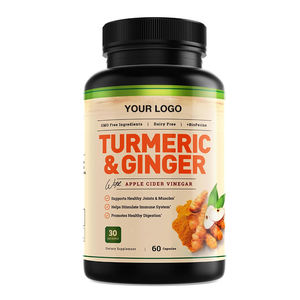 แคปซูล/ยา/ผงน้ำส้มสายชูแอปเปิ้ลไซเดอร์ขิงรากขมิ้นติดฉลากตามสั่ง - Product Image 1