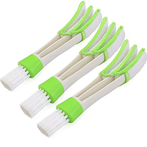 Cepillo Limpiador de Doble Cabezal para Rejillas de Ventilación de Aire Acondicionado de Coche, Polvo de Ventanas y Persianas, y Teclados - ¡Gran Oferta! - Product Image 3