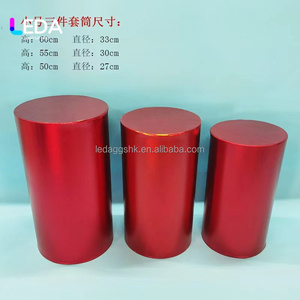 LEDA NEW ARRIVAL Modern High Quality Reusable Plinths Covers Spandex Wedding Event Party <b>Birthday</b> Decor - Product Image 3