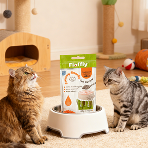 Snack per Gatti Biologico in Offerta, Deliziosa Pasta di Tonno, Salmone, Pollo e Caviale 12g-16g, Strisce ad Alto Contenuto Proteico - Product Image 1