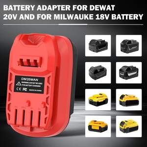อะแดปเตอร์สำหรับช่างฝีมือ V20เครื่องมือไร้สายสำหรับ dewal/milwaukee <span class=keywords><strong>M</strong></span>-18แบตเตอรี่ลิเธียมแปลงเป็นช่างฝีมือ20V - Product Image 4
